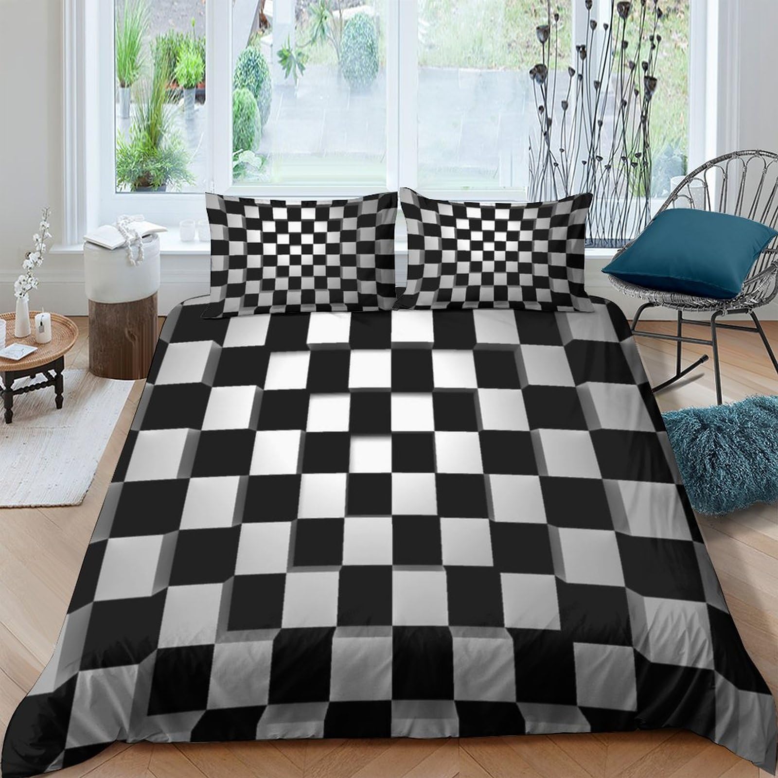 Parure de lit personnalisable sans repassage microfibre king 220x240