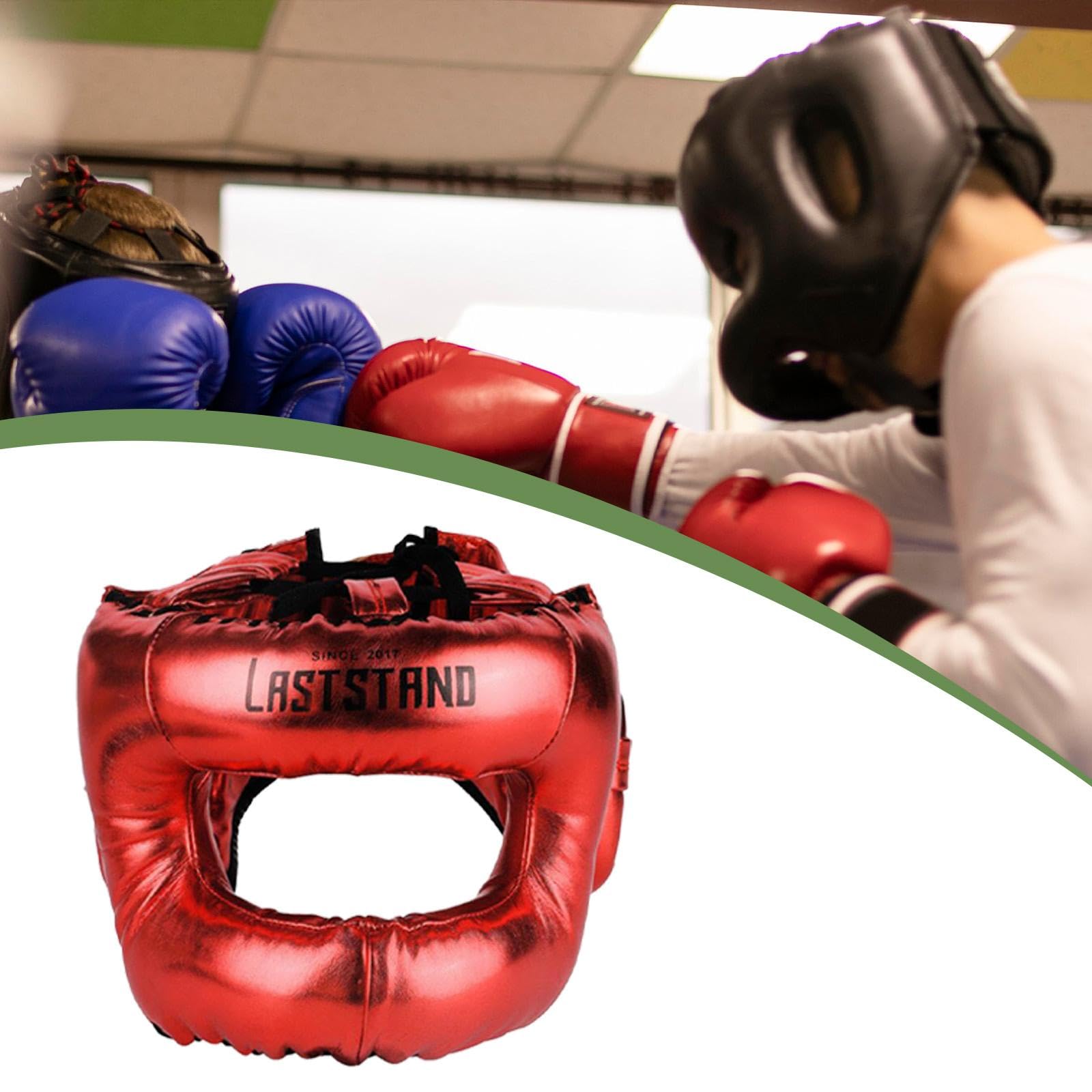 Caschetto da Boxe, Protezione per La Testa, Morbido, Copertura Completa per Adulti, Unisex, Protezione per La Testa per Arti Marziali, Karate