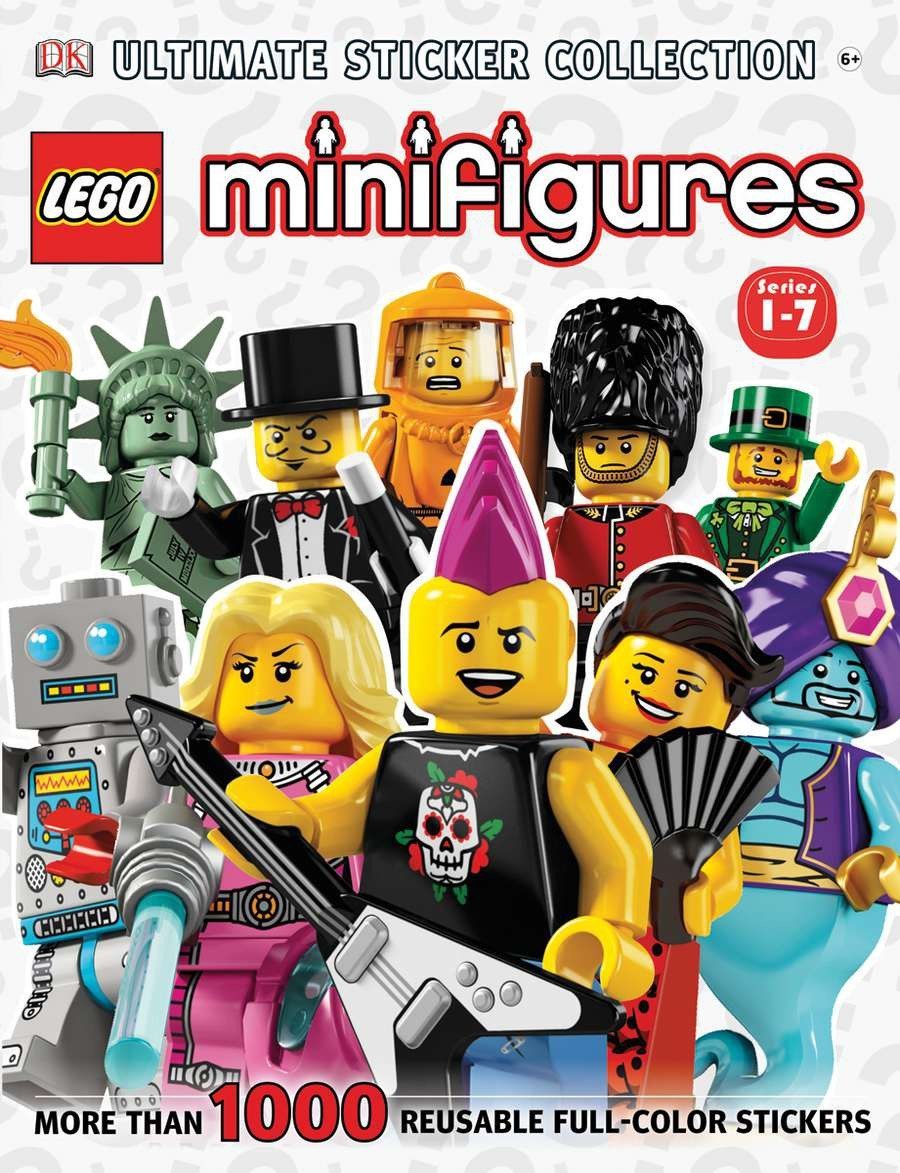 lego minifigure sticker book
