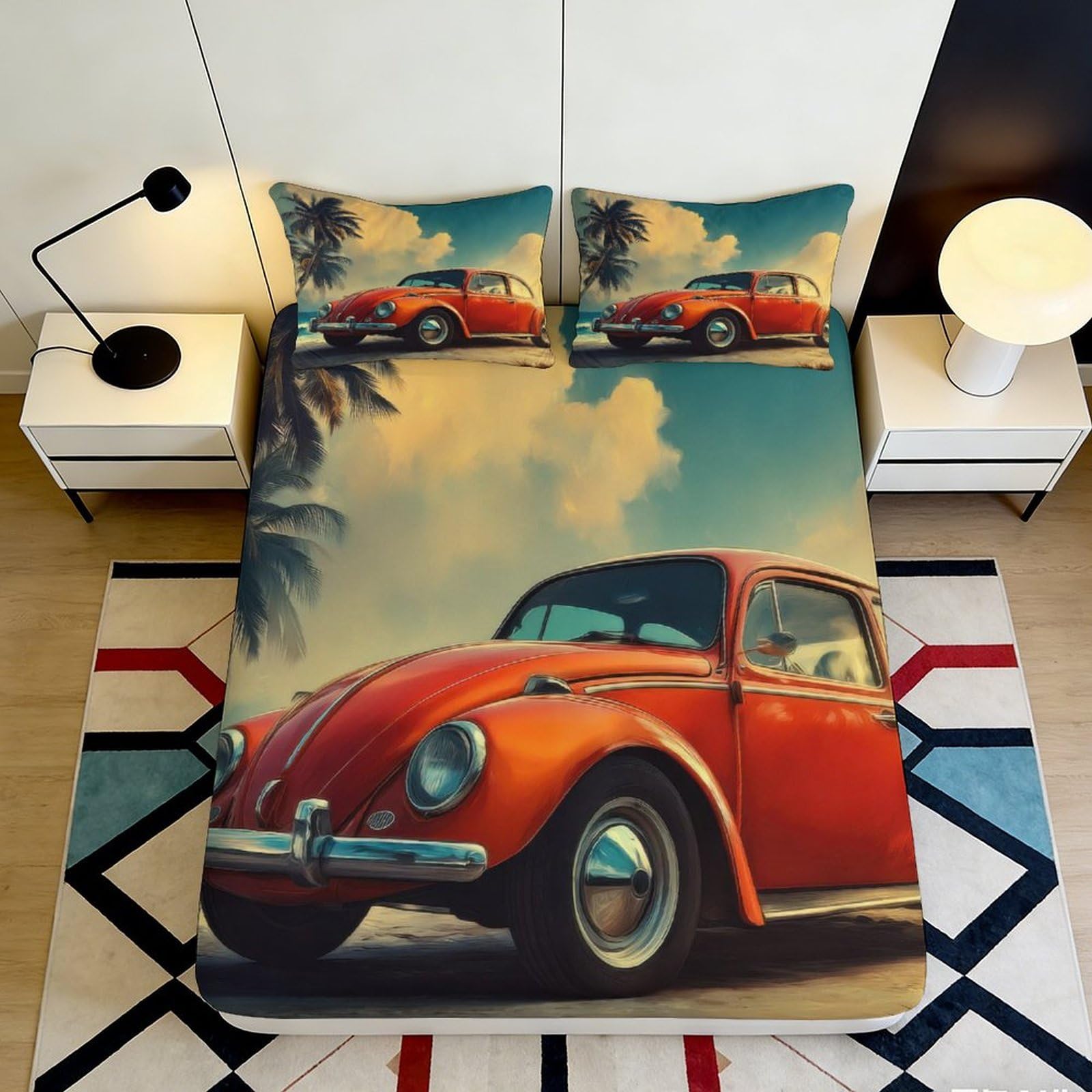 3D Printed Tiger Pattern Fitted Sheet Microfiber Deep Pocket Non-Slip Home Bedding Tiger Mattress Fitted Cover Washable for Adult Teen 160x200x25cm