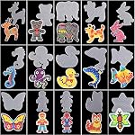 15 Pièces Panneaux de perles de fuse, 5mm Panneaux en plastique transparent avec 15 Pièces de cartes colorées pour les enfants Craft Perles (15 Forme différente)