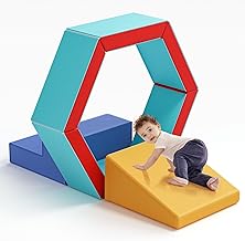 Baby Motor Skills Track, Foam Building Blocks, Soft Climbing Blocks for Kids, Indoor Fitness Equipment for Toddlers