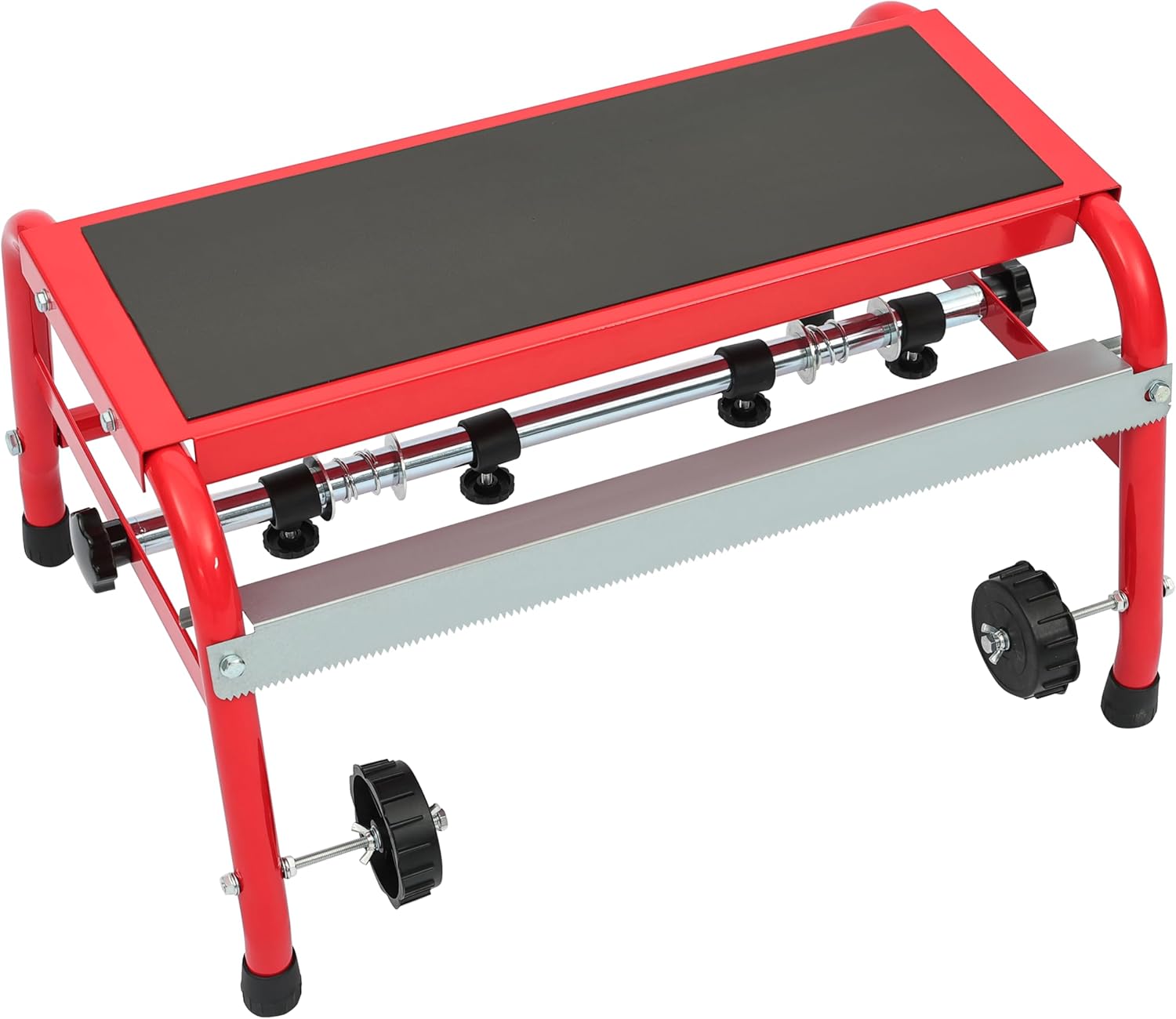 ALMULOO 18" Masking Paper Machine Mobile Step Masking Machine Portable Step Stool Holds Masking Paper Up to 18"