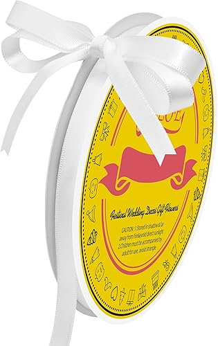 Miniatura 1071 de Cinta de satén verde esmeralda de doble cara de 1-1/2 pulgadas x 50 yardas, cinta de poliéster verde esmeralda para envolver regalos, muy adecuada