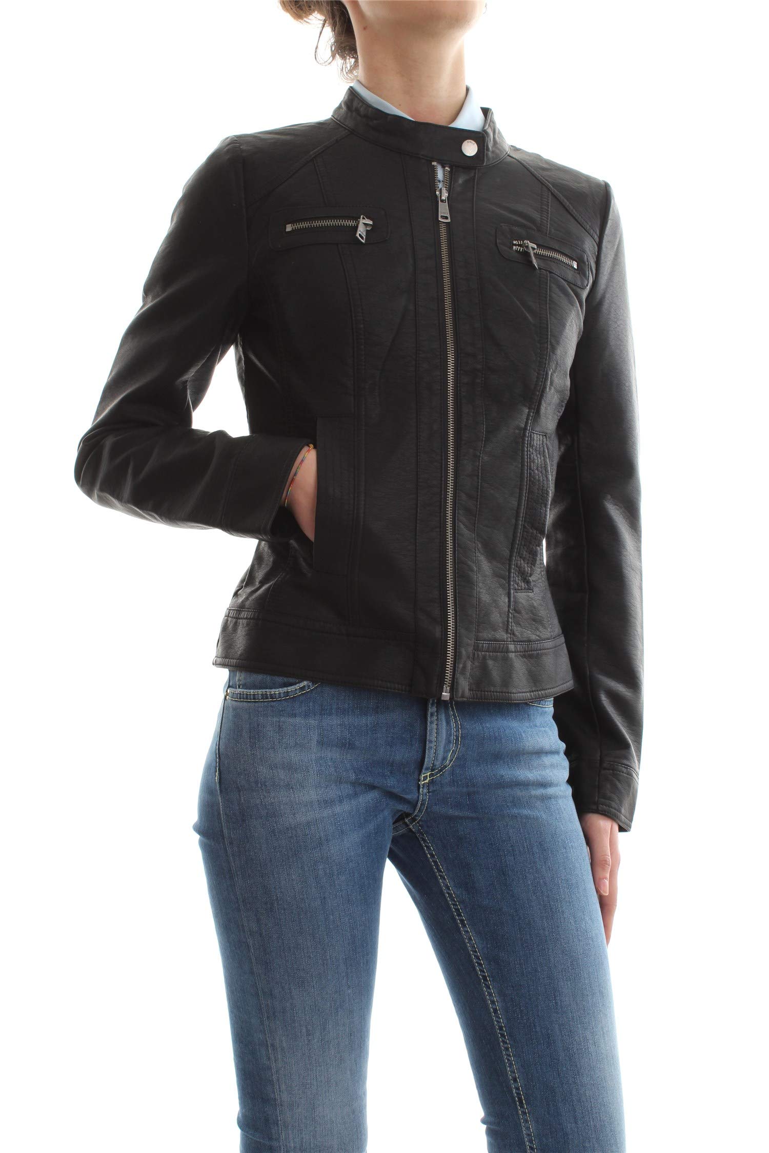 ONLY 15081400 Bandit Biker AUSSENKLEIDUNG UND Jacke Damen schwarz 36/S