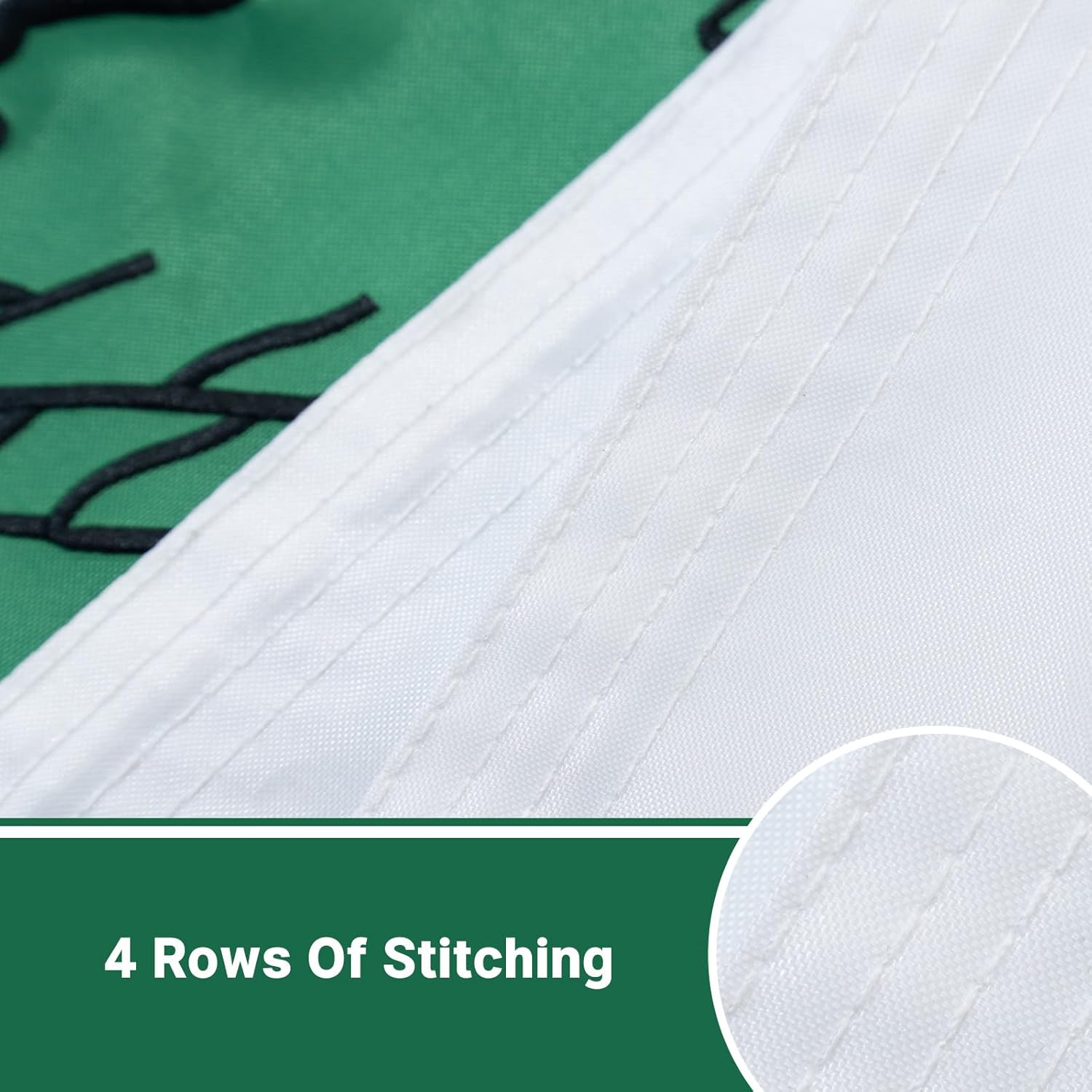 Bradford Embroidered An Appeal to Heaven Flag 3x5 Feet Outdoor, Double Sided Pine Tree Liberty, American Liberty Tree With 2 Brass Grommets - Image 7