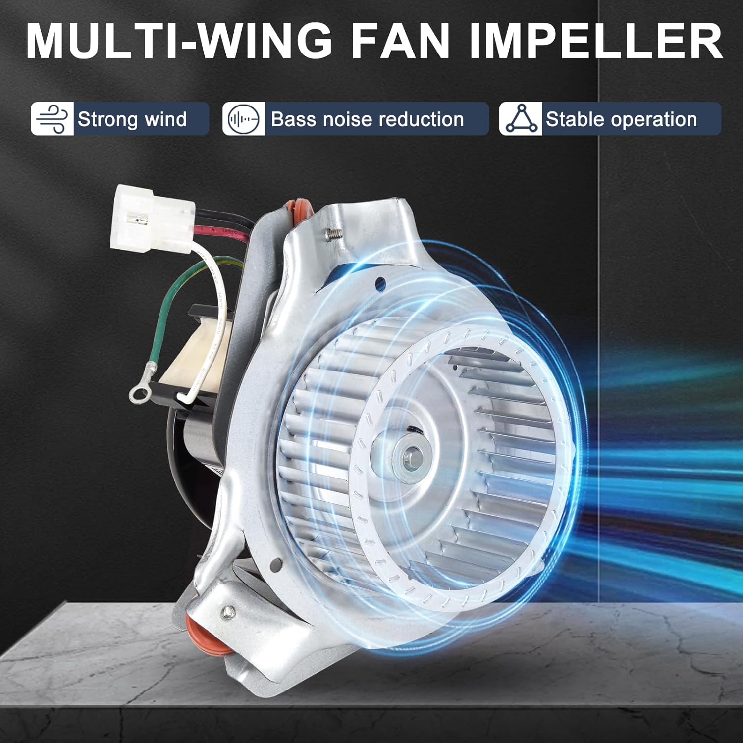 326628-761 Furnace Draft Inducer Motor Replacement for Carrier 326628-701, 326628-711, Packard 66761, Furnace Blower Motor Exhaust Vent Venter Motor.