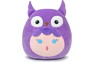 12-Inch Purple Stuffed Owl Plush Toy