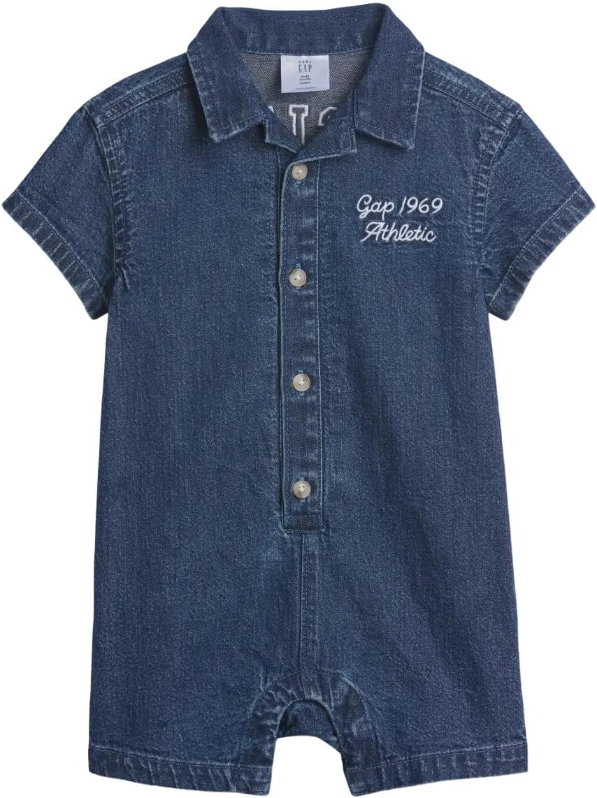 GAP Baby My First Denim Button Down Shortie