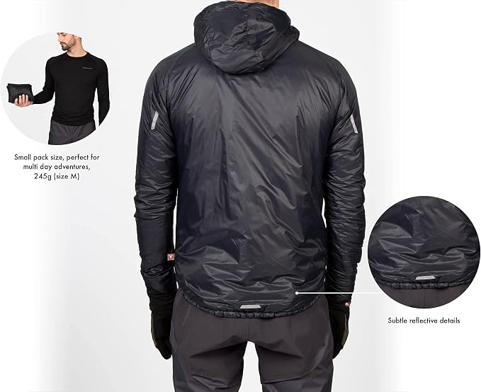 Chaqueta Endura para ciclismo GV500 hombre negro miniatura 4