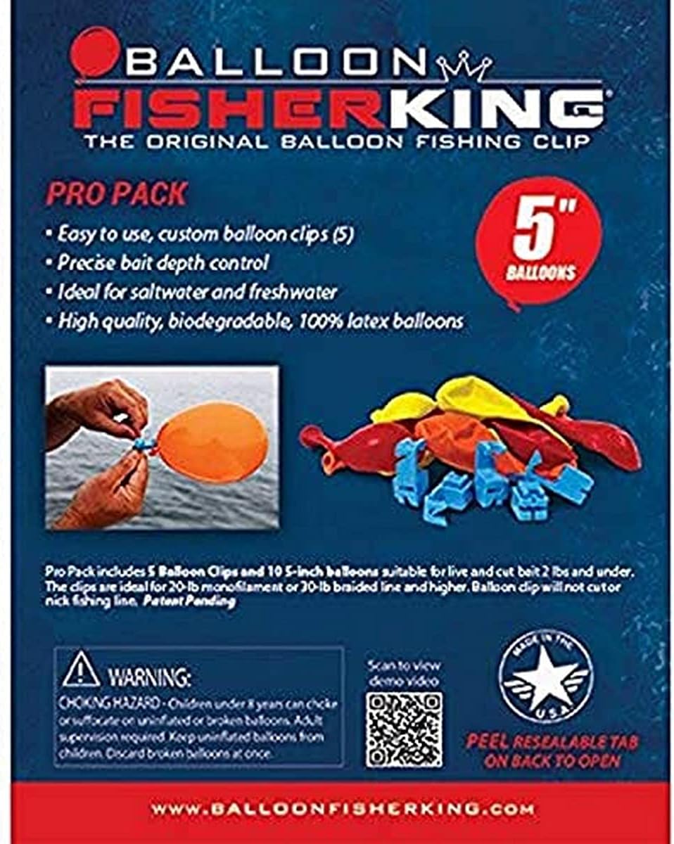 Balloon Fisher King - Pro Pack 5"