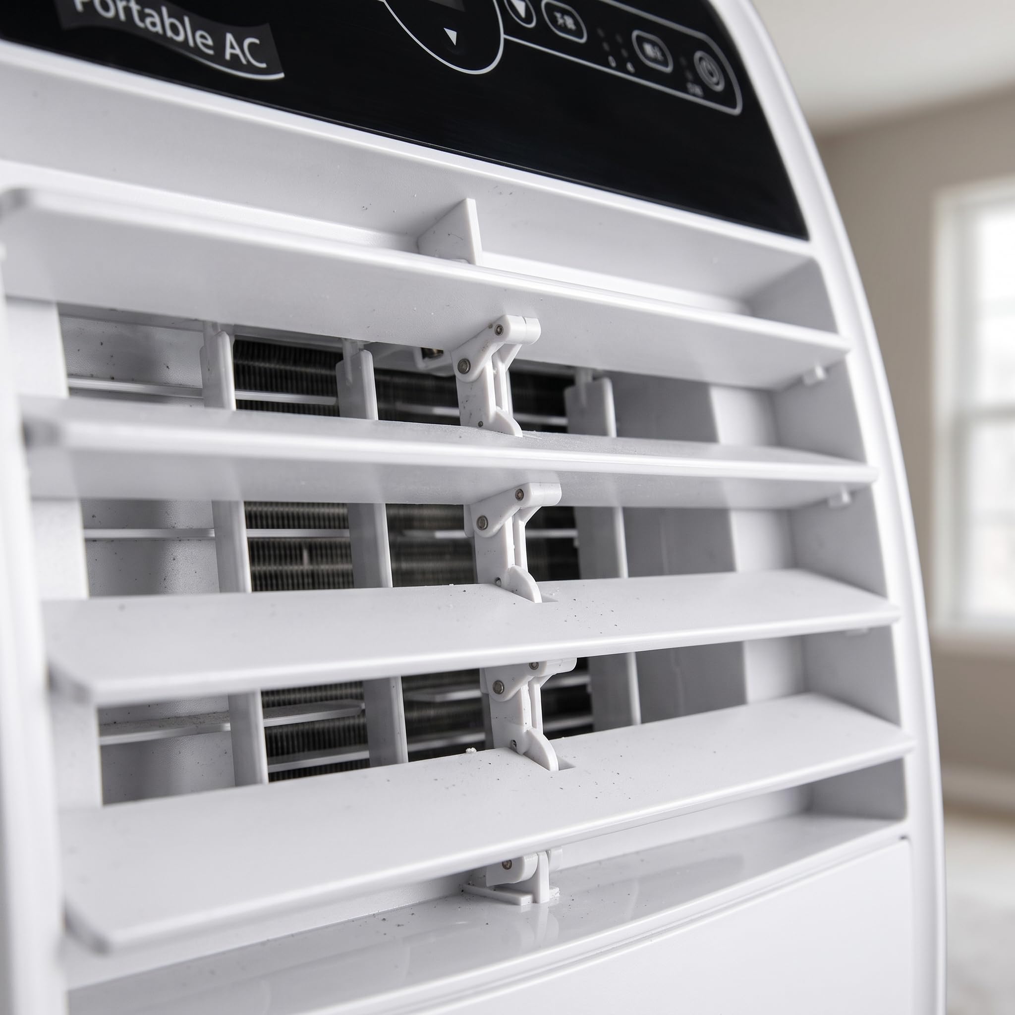 12000 BTU Tragbare Klimaanlage, R290 Eco Kältemittel, 4-reihiger Gold-Aluminium-Kondensator, Fernbedienung, 300 m³/h Luftstrom, 120° Weitwinkel, Universalräder