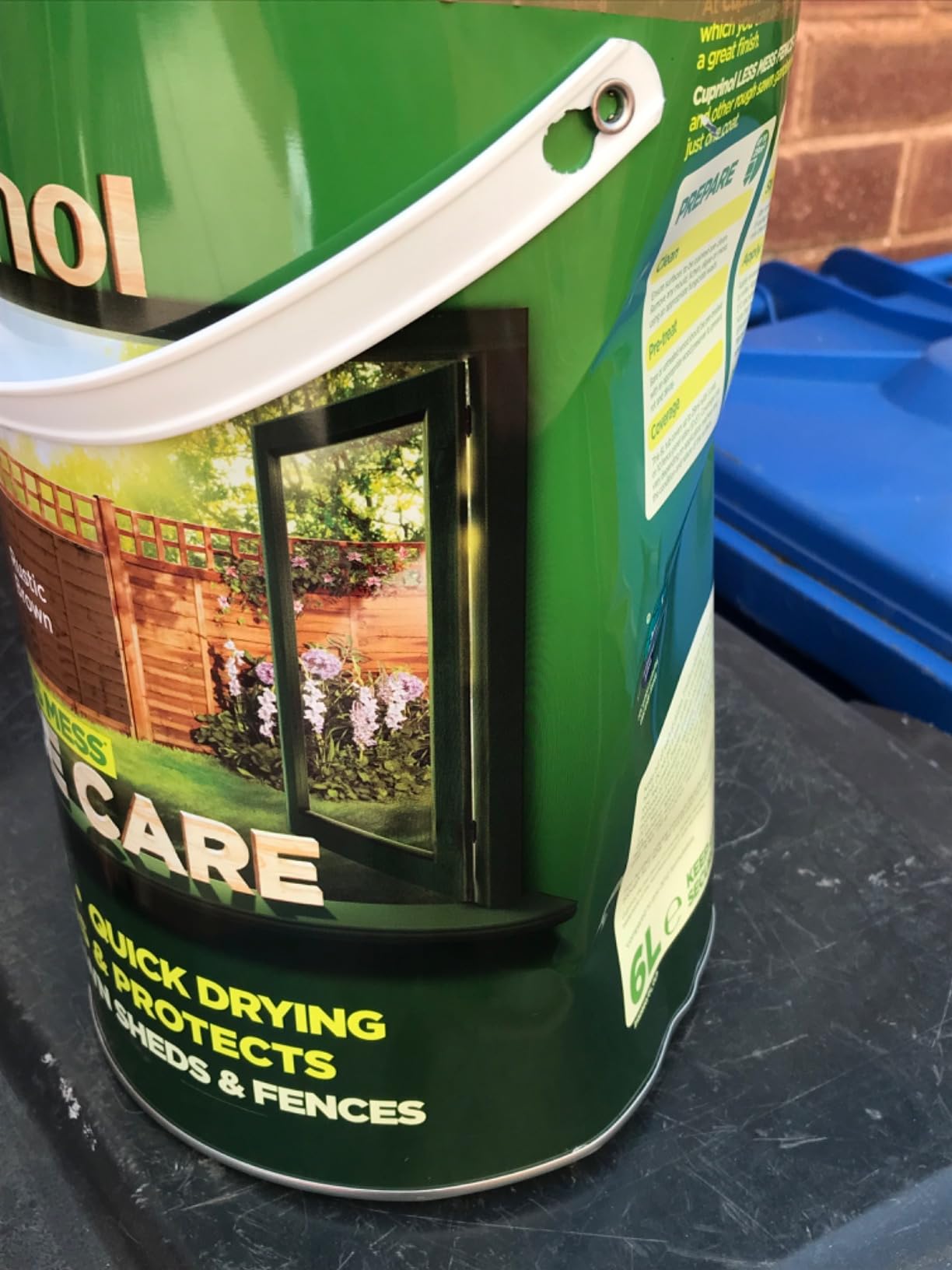 Cuprinol Less Mess Fence Care 6L Rustic Brown (445660) by Cuprinol