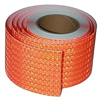 Vista 154 de Adhesivos reflectantes reflectantes de 1 pulgada de diámetro, reflector, impermeable, cinta adhesiva de advertencia de alta visibilidad