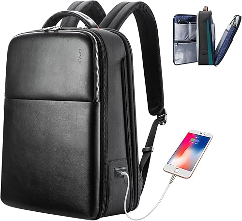 Miniatura 10 de Bopai Mochila Invisible antirrobo Mochila con puerto de carga USB bolsa de viaje 156pulgadas Laptop Macbook Pro mochila de negocios L