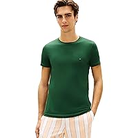 Tommy Hilfiger T-Shirt Slim Fit Elasticizzata da Uomo Mw0Mw10800