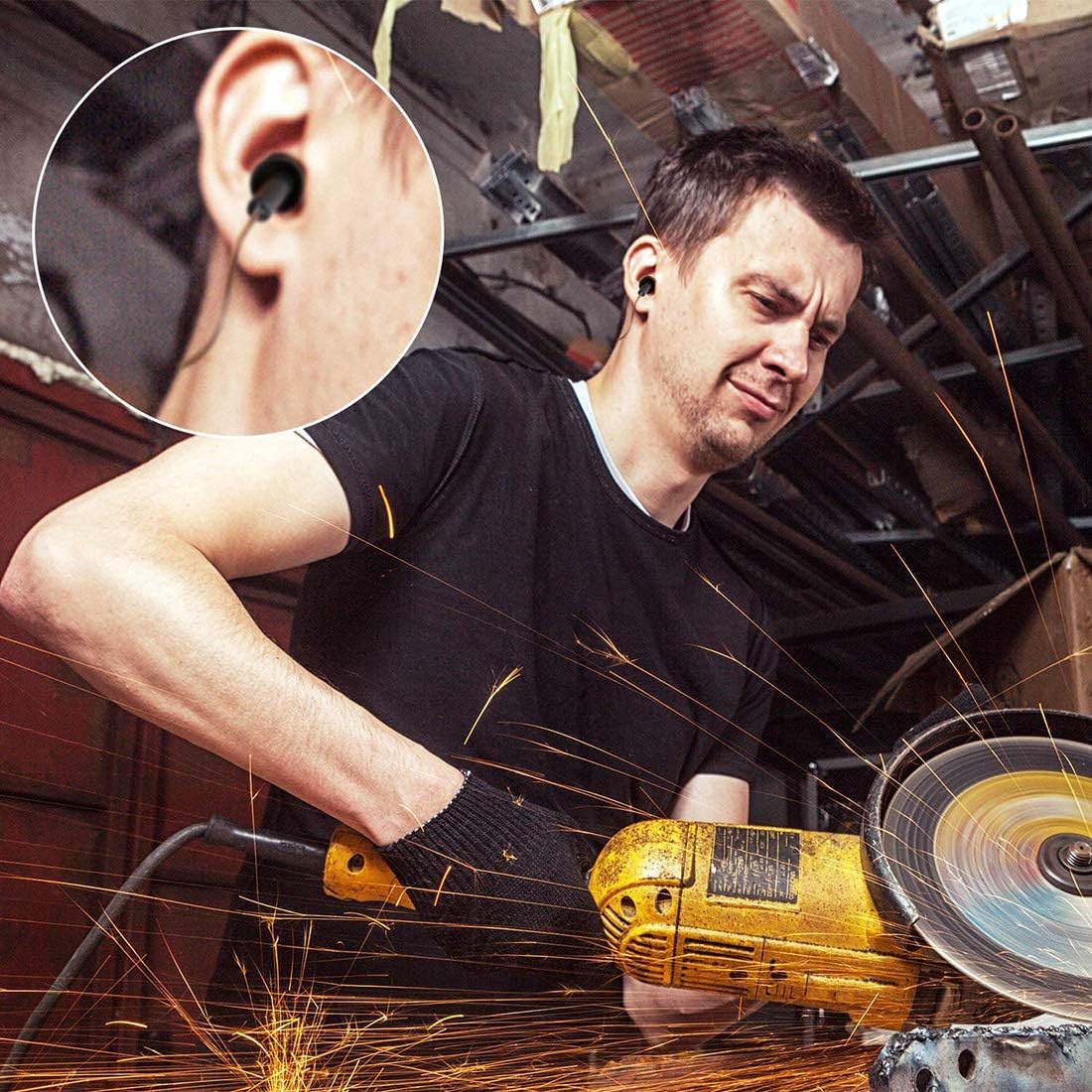 Ear Plugs for Sleeping,16 Pairs Noise Canceling Ear Plugs Soft Reusable Silicone Earplugs Waterproof Noise Reduction Earplugs for Concert,Swimming,Study,Loud Noise,Snoring : Health & Household