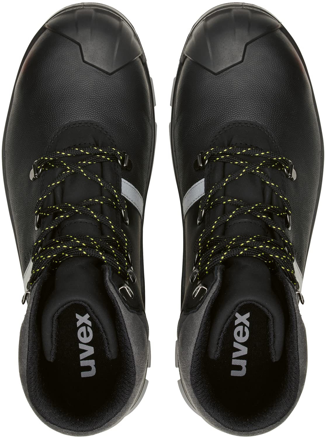 Uvex 6510241 2 Construction 6510241-Botas de Seguridad S3 (UE): 41, Color Negro, Gris, 1 par, duraderas y Resistentes Hombre
