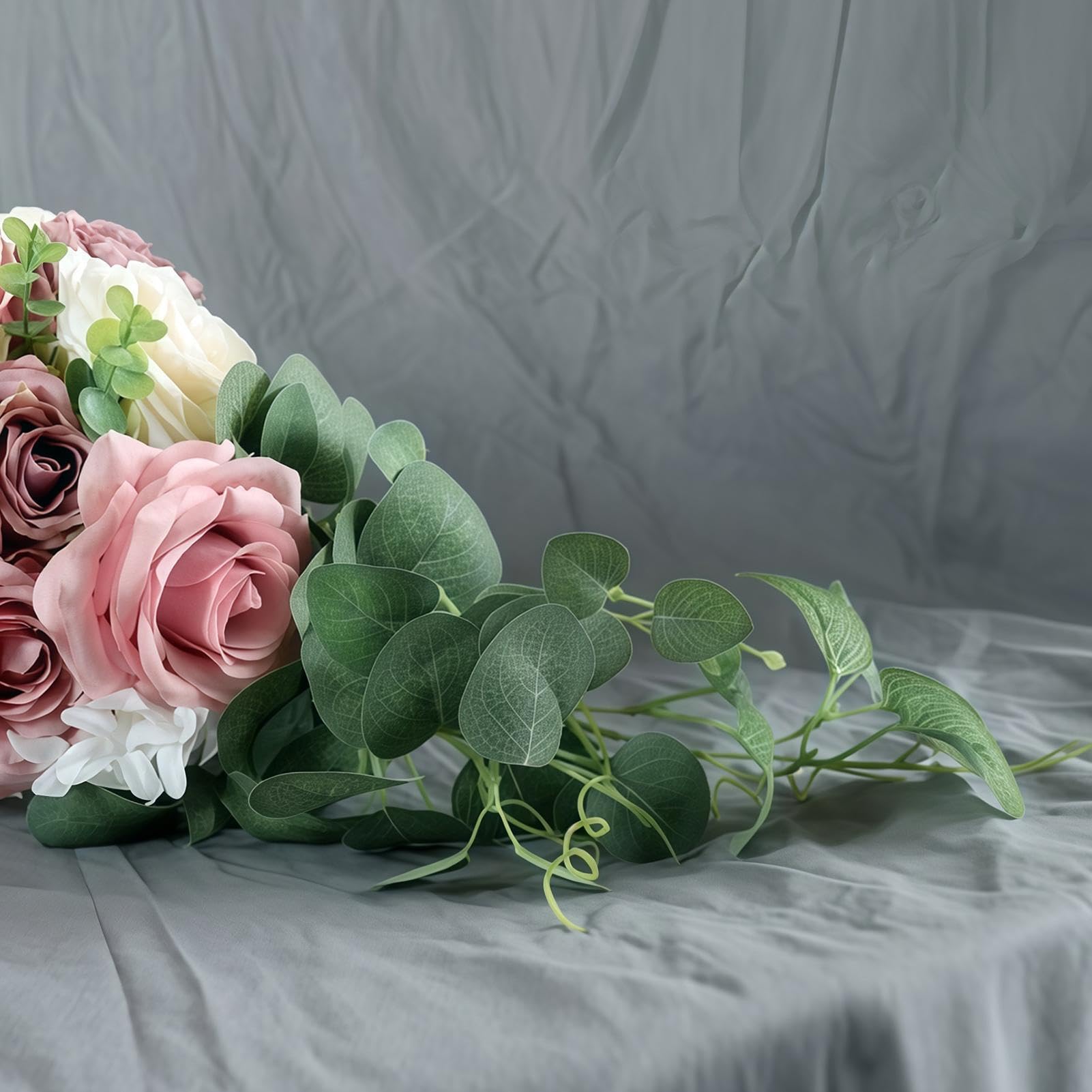 Generico Bouquet da sposa per il matrimonio Artificiale Stile Boho Rustico