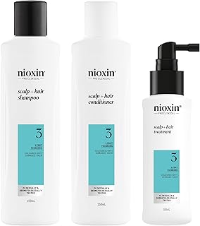 Sponsored Ad – Nioxin System 3 - Hair Thickening System For Damaged Hair with Light Thinning - Biotin & Niacinamide - Shampoo, Conditioner, Serum