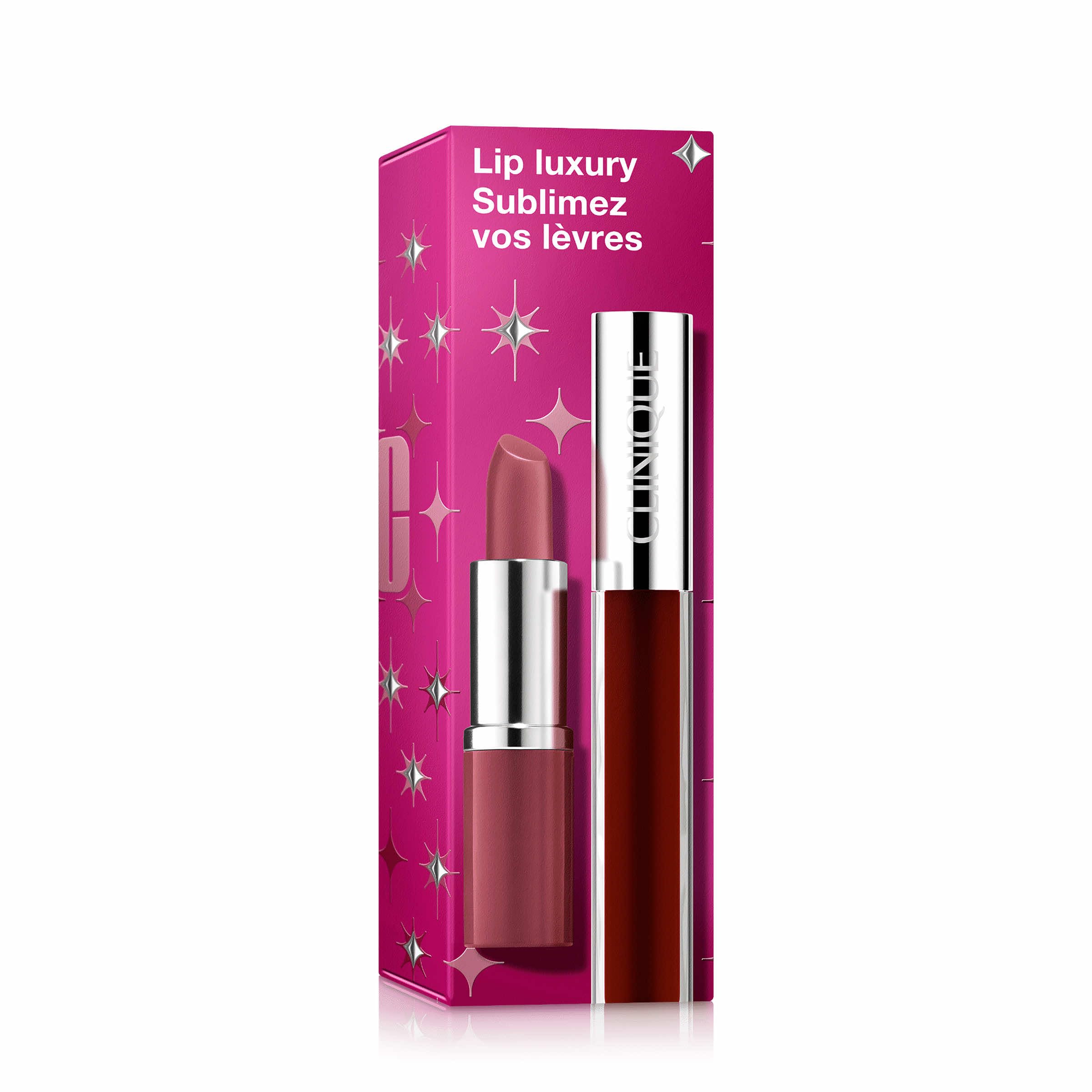 【値下げ】 CLINIQUEリップセット Clinique Gift Set Lip Luxury: Lipstick & Lip Gloss Set : Amazon.ca
