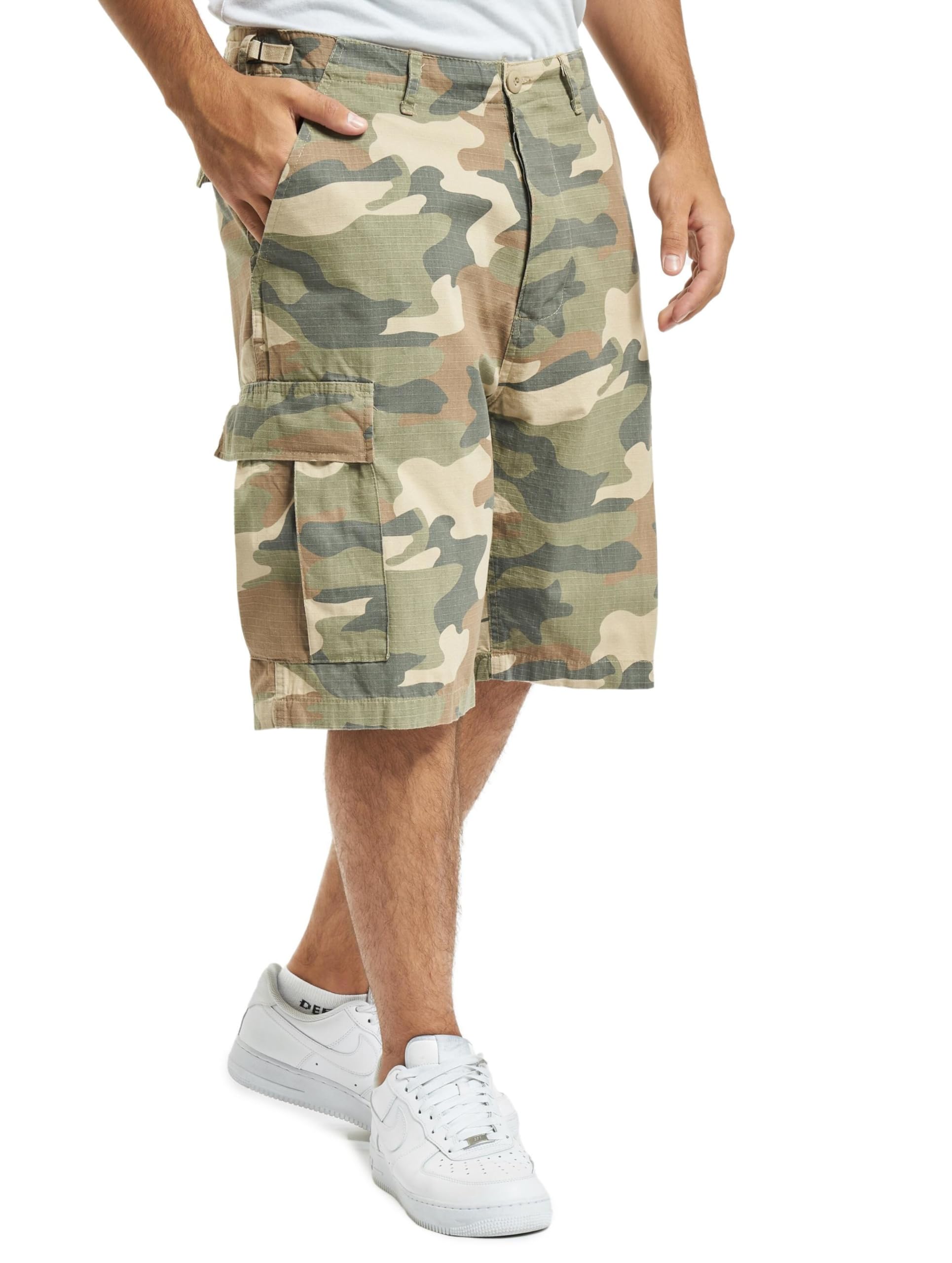 Brandit BDU Ripstop Shorts, color: light woodland, size: S