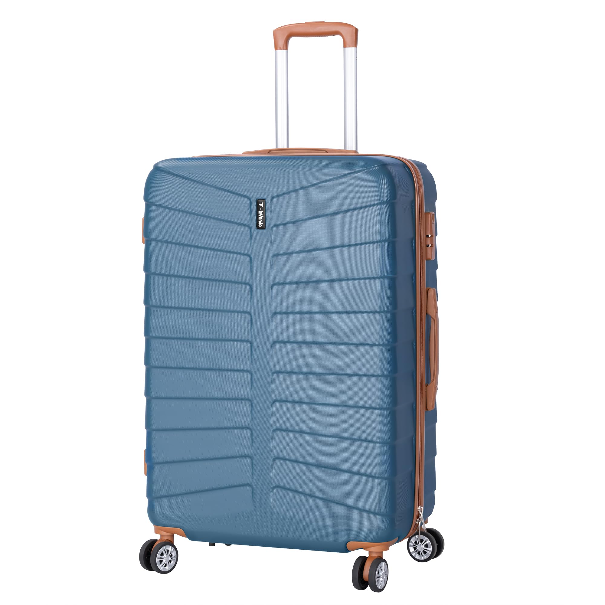 Juego de 3 Maletas Viaje Rígidas ABS con Ruedas 360° | Trolley Maleta de Cabina Ligero y Resistente | Equipaje de Mano, Mediana y Grande | Cerradura, Asa Telescópica, Interior Organizado Diseño