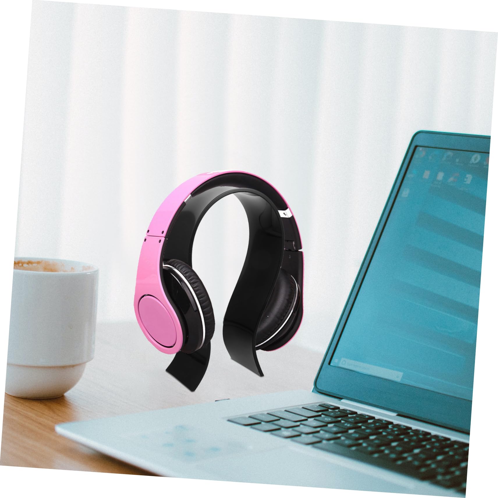 jojofuny 3 Piezas Soporte Auriculares Estante Almacenamiento de Auriculares Gaming Soporte Escritorio Compatible