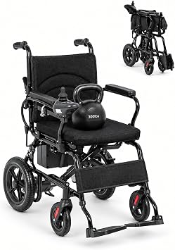 Ecomobi Electric Wheelchair for adults foldable 300 LBS weight capacity