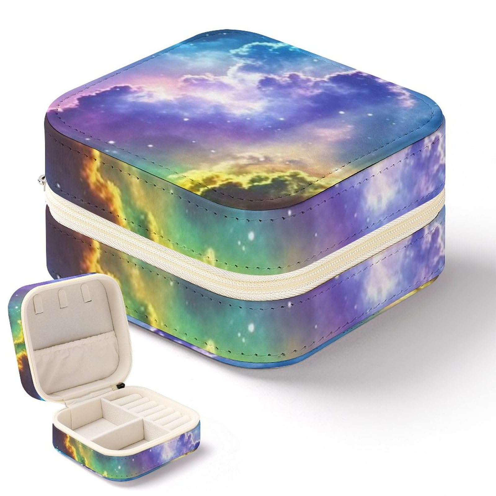 Boîte à bijoux lune voyage pour ranger vos bagues