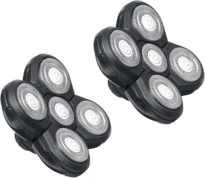 5 Head Shaver Heads, 2PCS Shaver Blade Heads Shaver Replacement for