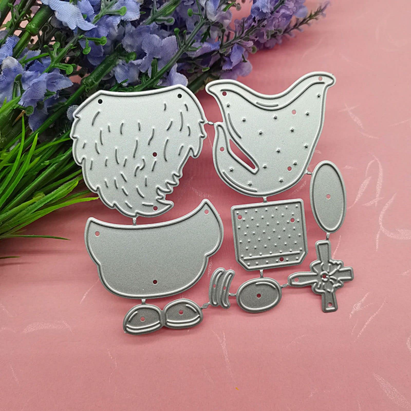 Qoiseys Matrices De Découpe En Métal Nain De Noël Pour La Fabrication De Cartes, Pochoirs De Découpe Pour Bricolage, Scrapbooking, Album Photo, Papier, Gaufrage