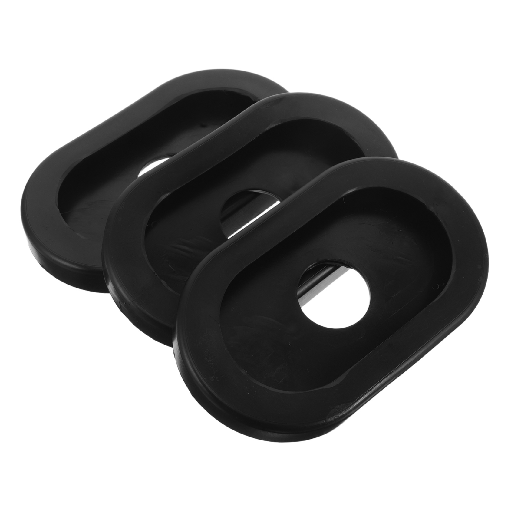 Toyvian Protector de Piso para Equipos de Fitness 3 piezas: Almohadillas antideslizantes y reductoras de ruido para gimnasio en casa miniatura 7
