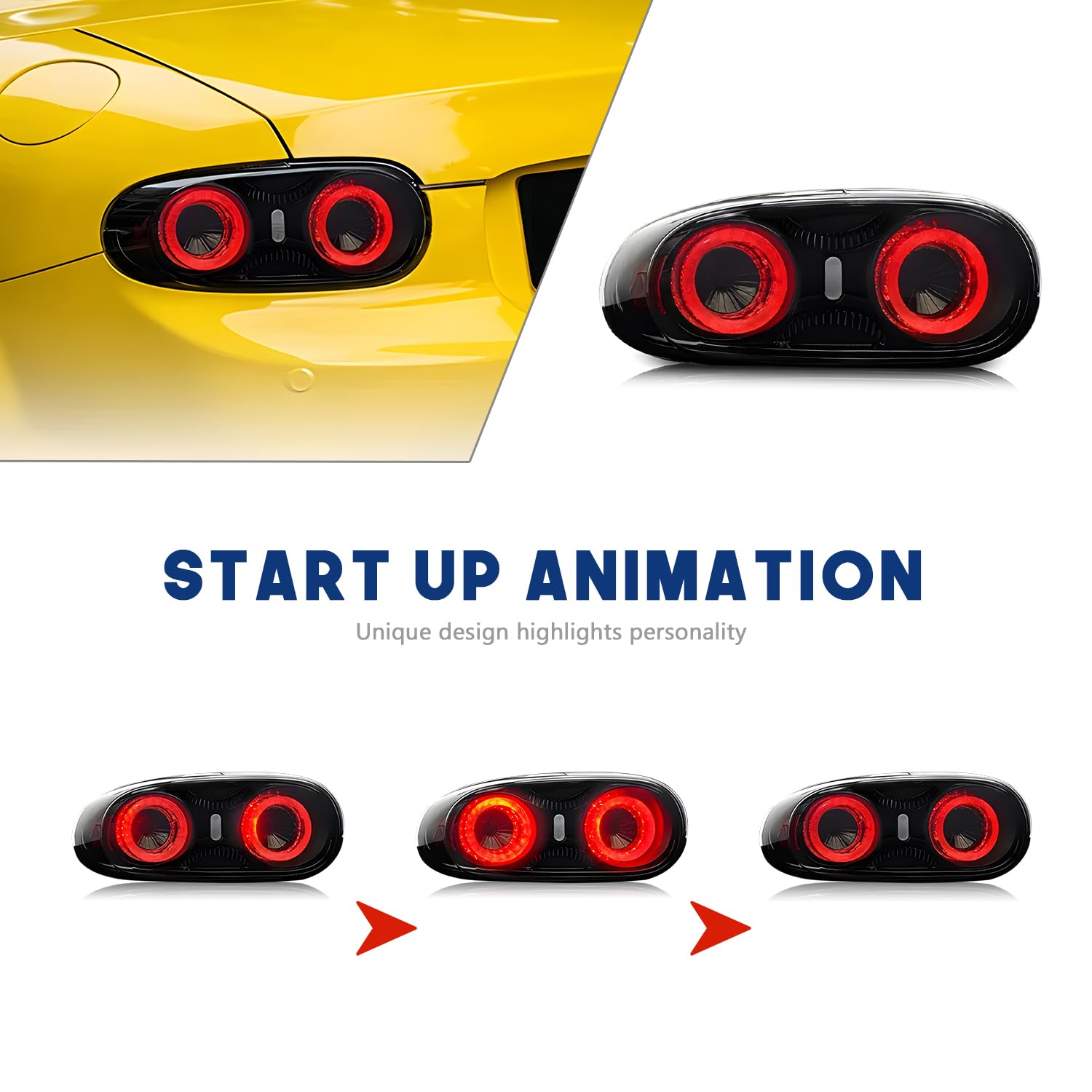Amazon | HCMOTIONZ マツダ ロードスター MX-5 テールランプ 3代目 NC