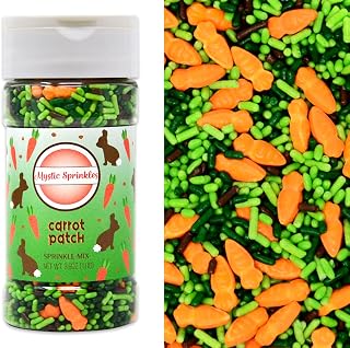 Mystic Sprinkles Easter Sprinkle Mixes (Carrot Patch Sprinkle Mix 3.9oz)
