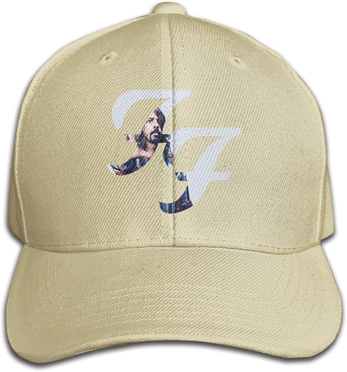 DaveGrohl Pure Color Peaked Cap Premium Sandwich Hat Adjustable