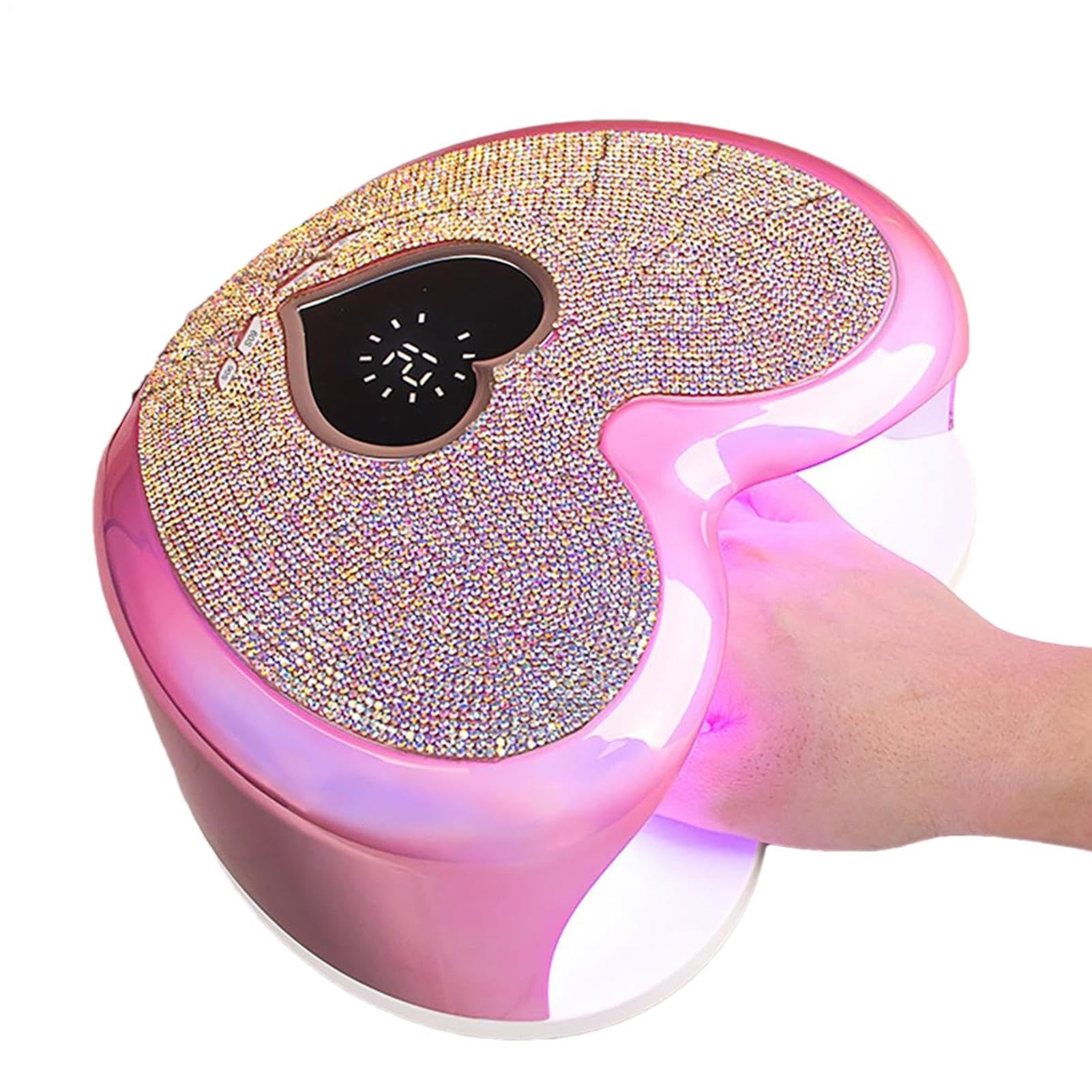 Lámpara Secadora de Esmalte de Uñas de 96W Secado Rápido con 39 LEDs