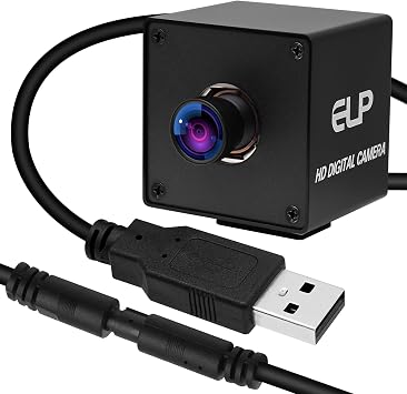 ELP 4K USB Camera with Microphone for Computer and Raspberr pi Mini UVC USB2.0 Webcam IMX415 USB with Camera 2160P Audio Video Lightburn Camera PC Laptop USB Camera 100degree no Distortion Lens