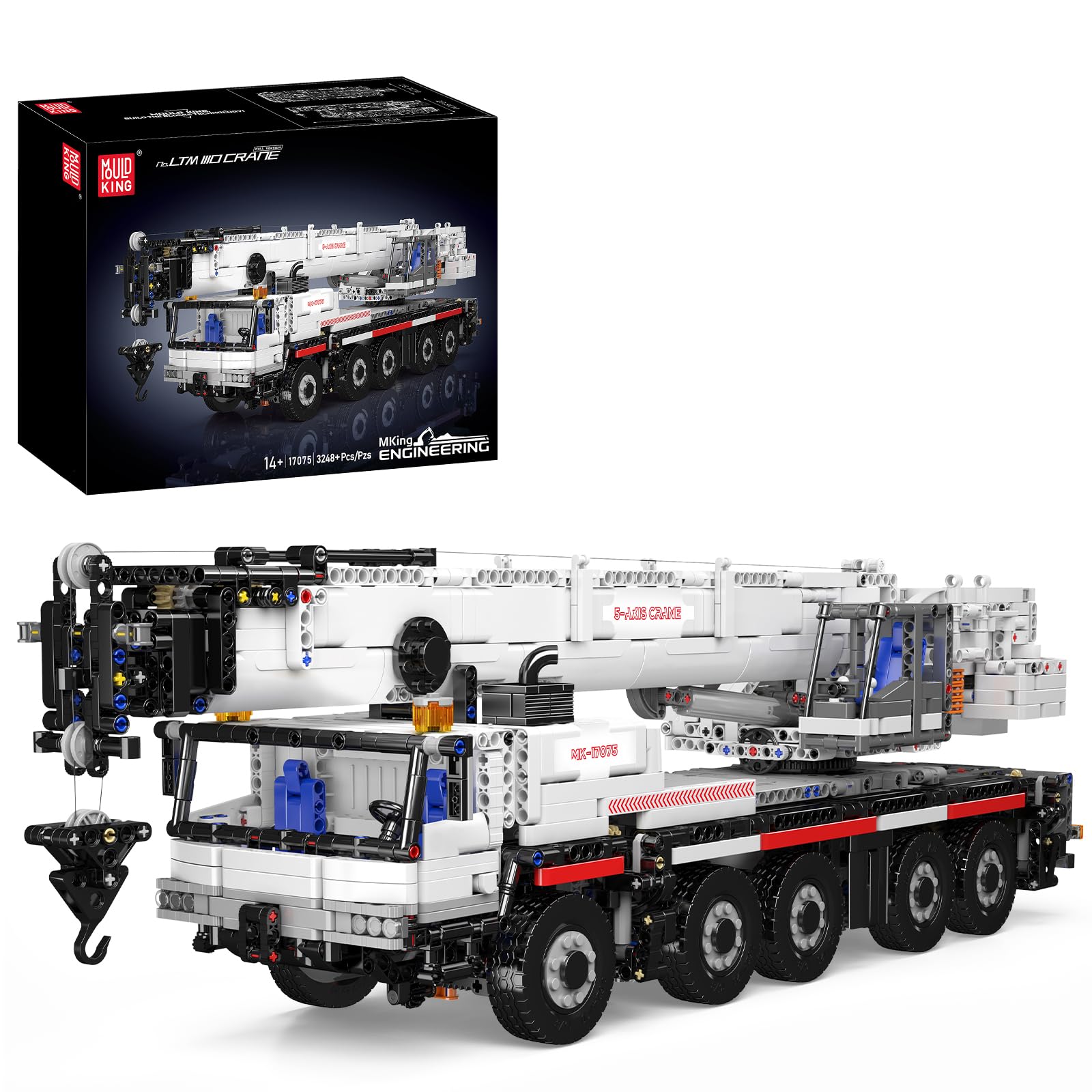 Amazon.com: Mould King 17075 Crane Construction Set - Heavy-Duty