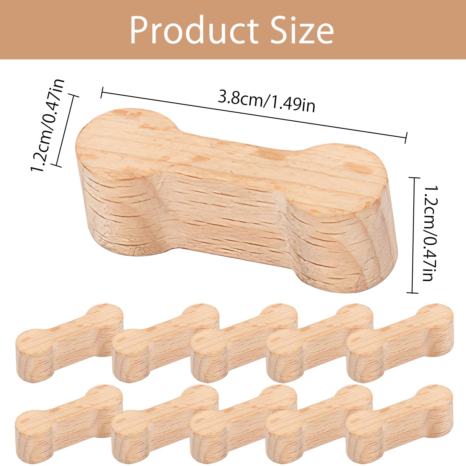 10 Conectores De Vía De Hueso De Perro De Madera Adaptador De Vía De Tren De Madera Piezas De Conector Juego De Tren De Juguete para Adolescentes para Hacer Vías De Juego de Conectores universales