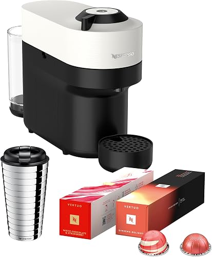 Nespresso Vertuo Pop Limited Edition Valentine's Value Pack, Coconut White