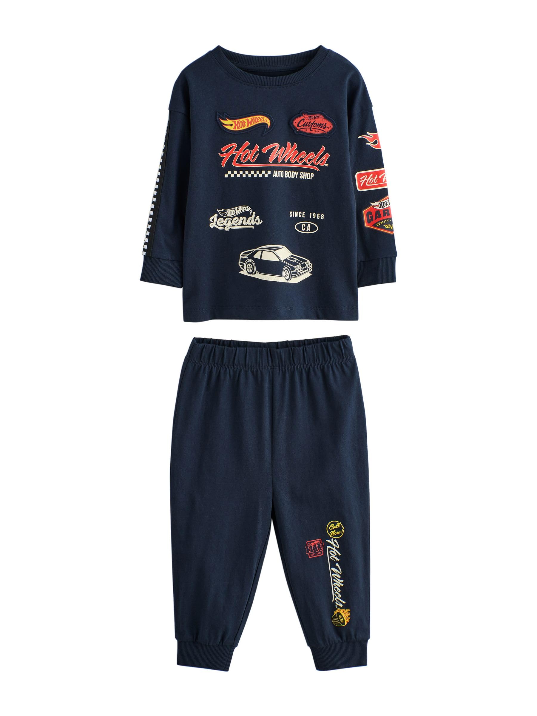 NEXT Jungen Kuschelige Schlafanzüge, 2er-Pack
