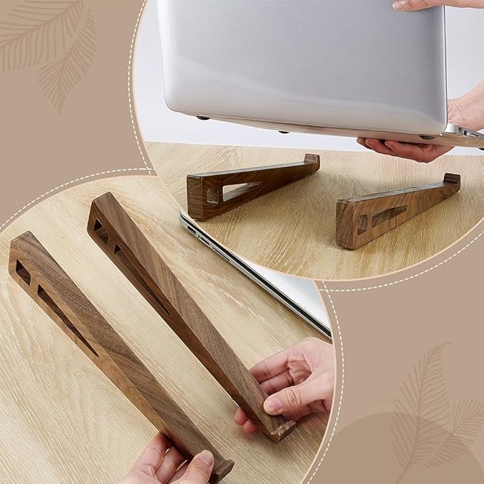 Soporte para Notebook PH PandaHall Madera Nogal 10-17.3 Pulgadas miniatura 3