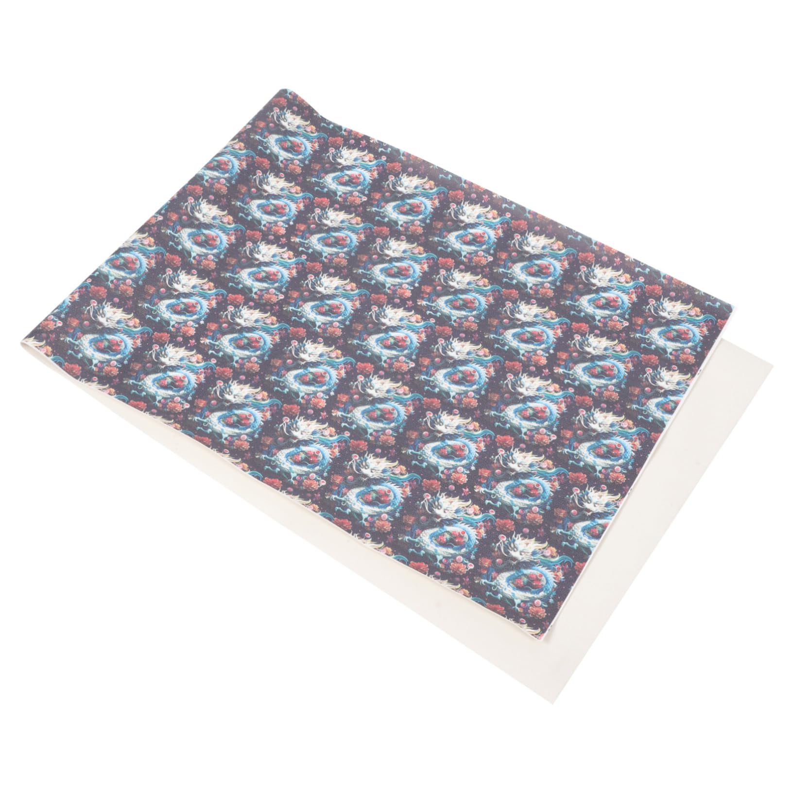 TEHAUX 5hojas Manualidades De Cuero Sintético Material Para Hacer Pendientes De Lazo Para Proyectos De Bisutería y Decoración