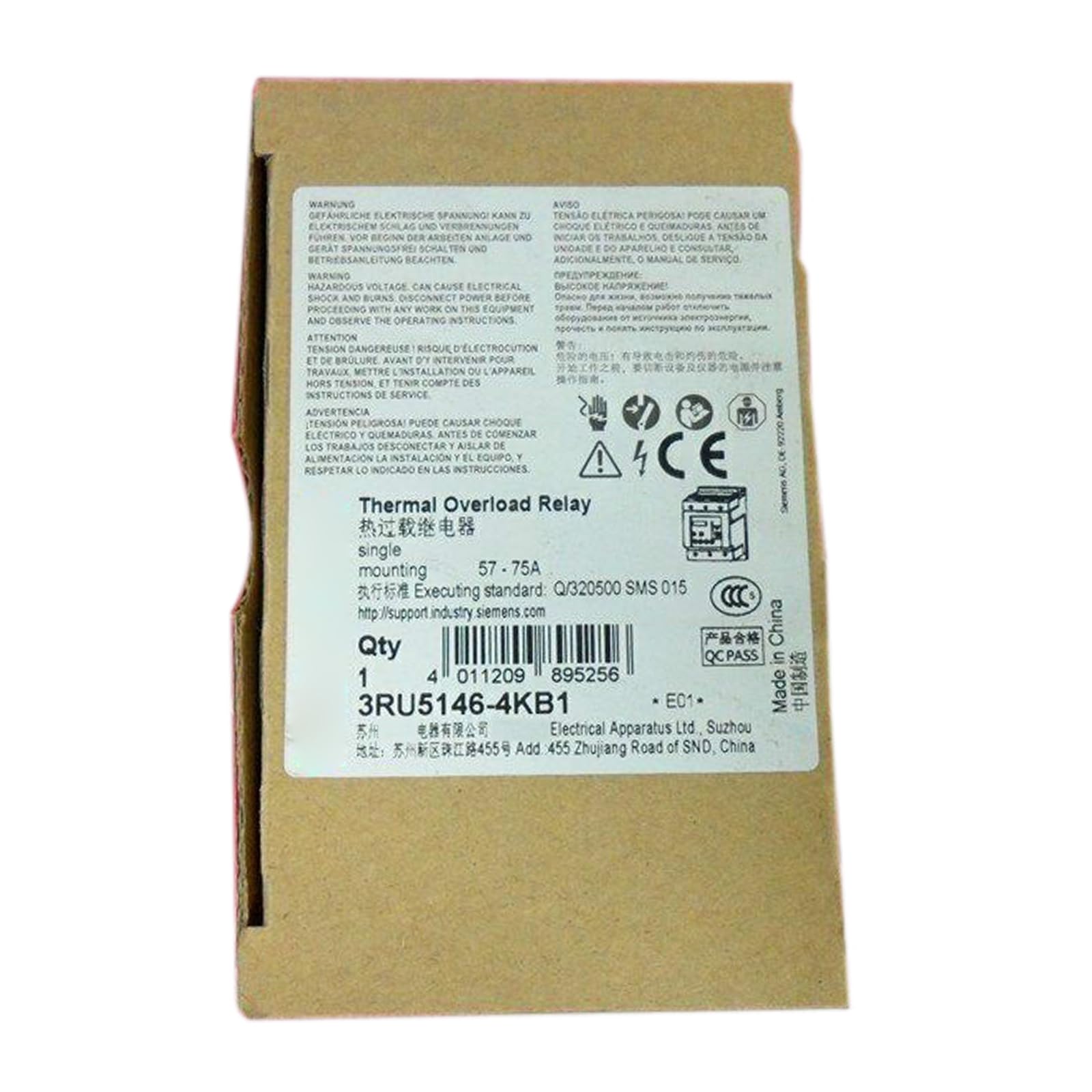 Dispositif thermique 3RU5146-4KB1 d'origine scellé boîte qualité usine garantie 1 an