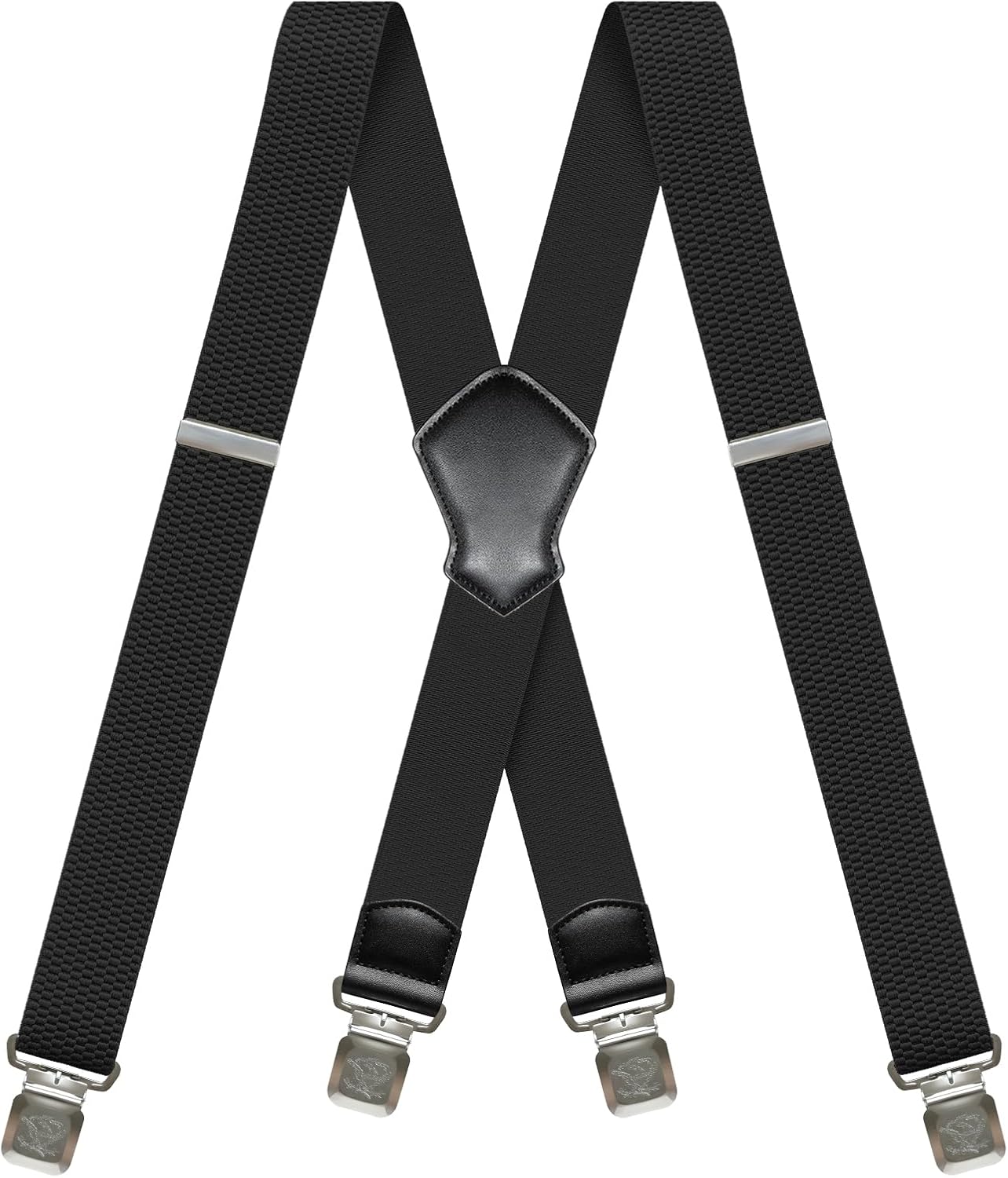 Suspenders for Men Heavy Duty 1.6 Inch Wide Mens Suspenders for Jeans Dress X Back Elastic Adjustable