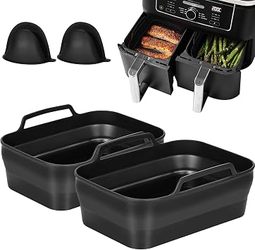 2  Ninja Air Fryer Dual        Ninja DZ201 DZ401 8-10QT Foodi