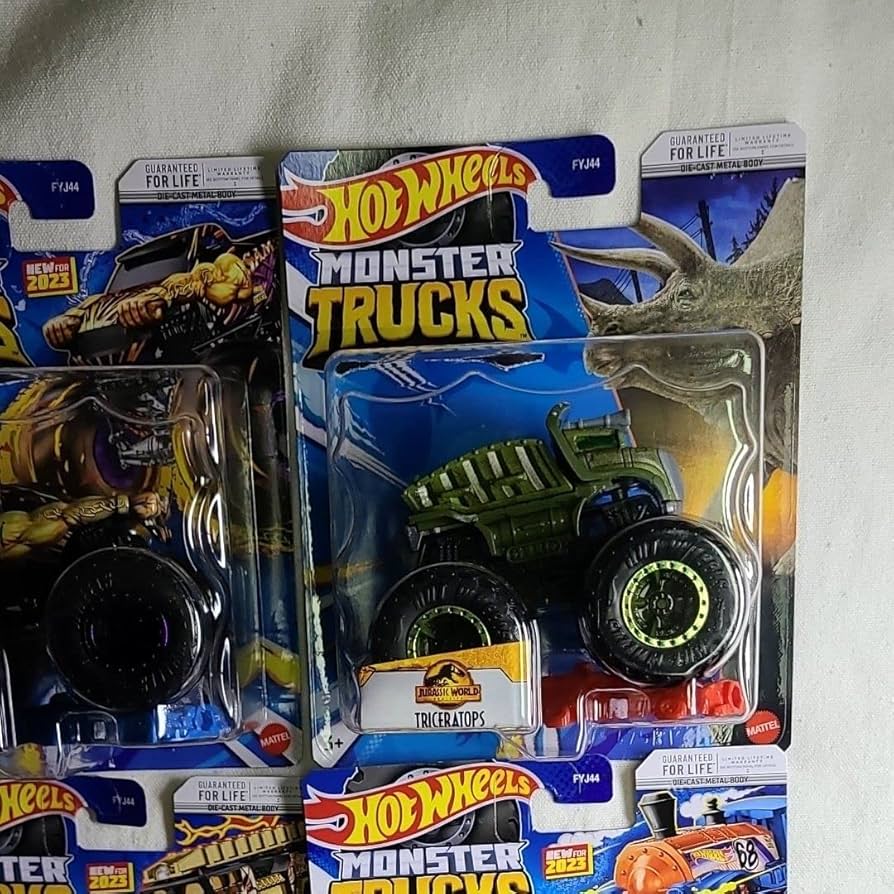 Amazon | ホットウィール モンスタートラック 4個セット