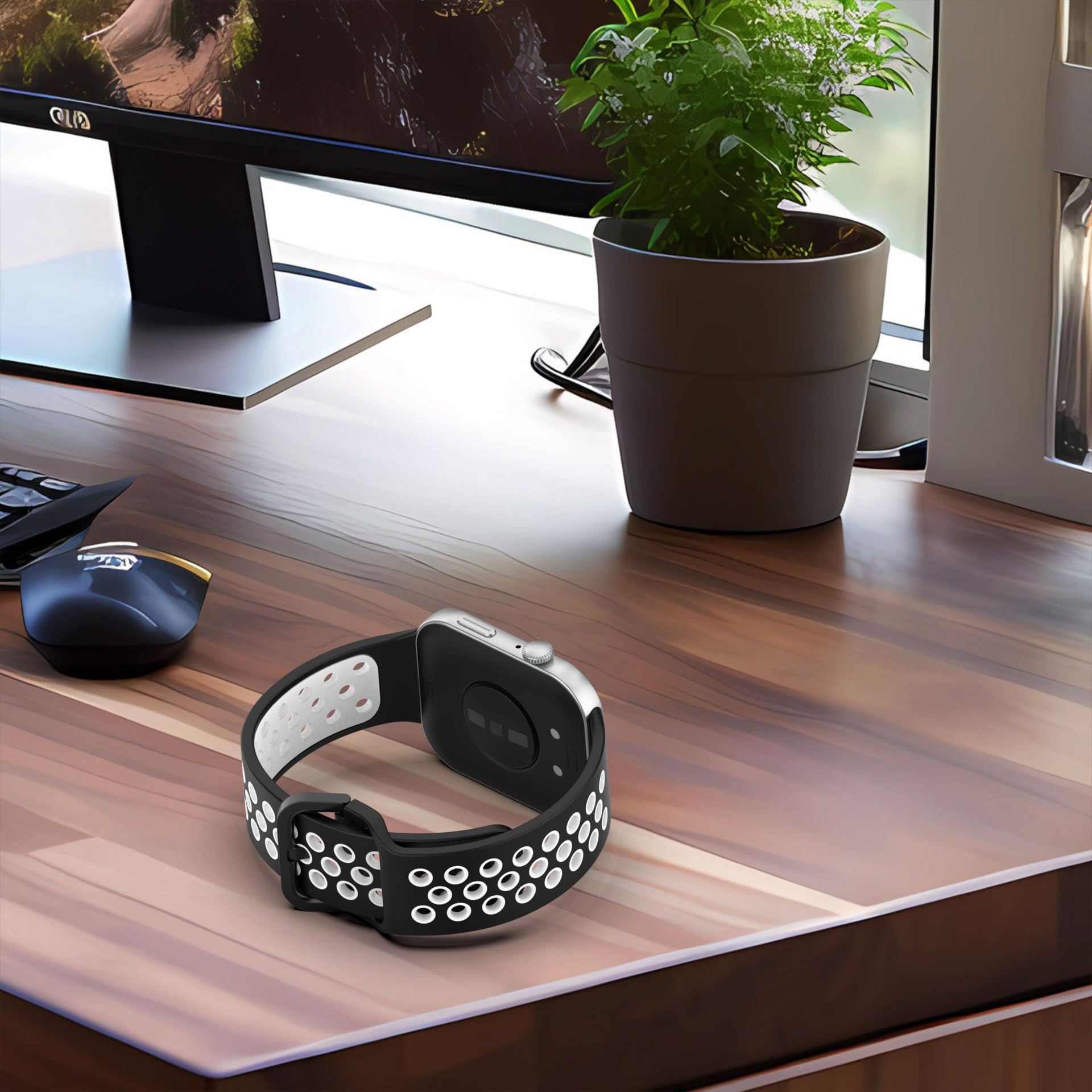 Compatibile con Huawei Watch Fit 3 Smart Band Donna Uomo Silicone Leggero Sport Cinturini di Ricambio Destinato Cinturino Regolabile per (confezione da 6)