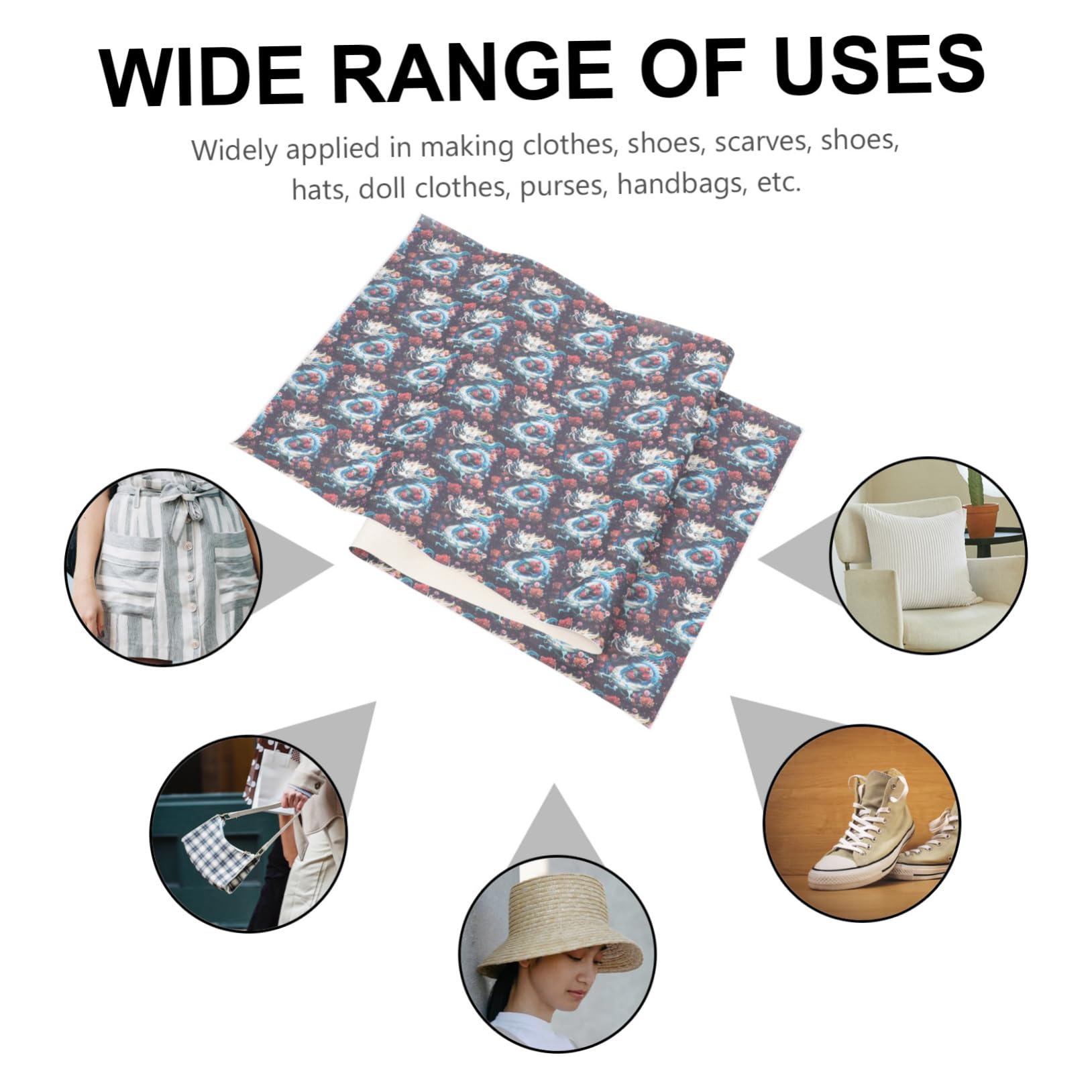SEWACC 3hojas Sintético Para Material De Manualidades Para Pendientes De Lazo Elegante y Para Decoraciones y Accesorios